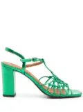 Chie Mihara Bassi 75mm leather sandals - Green