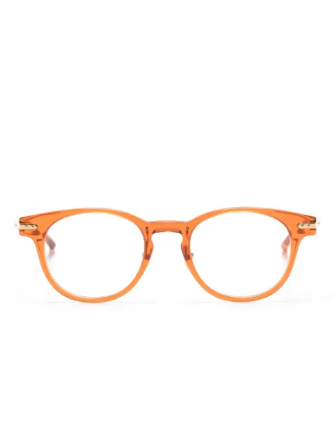 Linda Farrow Bay round-frame glasses