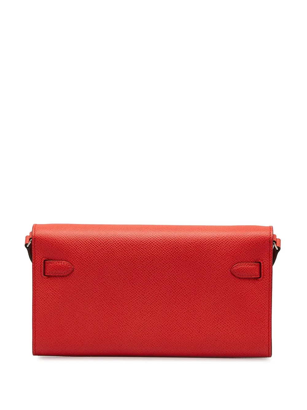 Hermès 2021 pre-owned Kelly To Go strap wallet - Rood