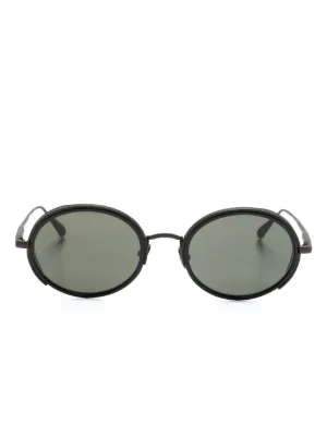 Linda Farrow round frame Sunglasses Farfetch
