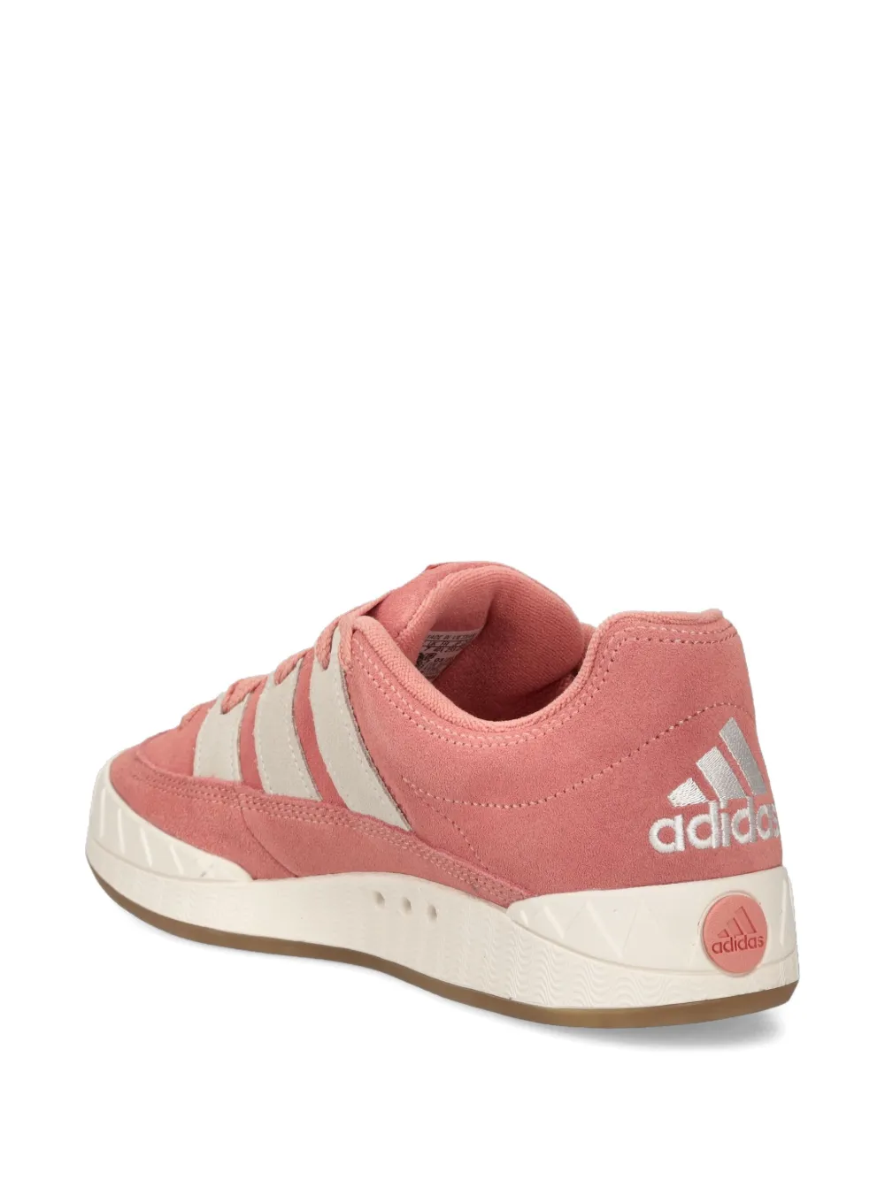 adidas Adimatic suede three-stripe sneakers Pink