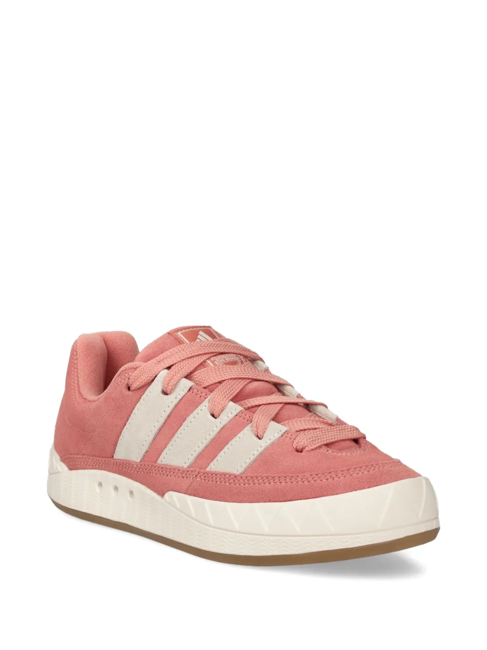 adidas Adimatic suede three-stripe sneakers Pink