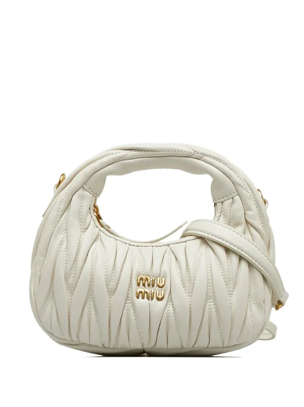 Miu Miu Pre-Owned 2021-2023 Matelasse Mini Wander two-way