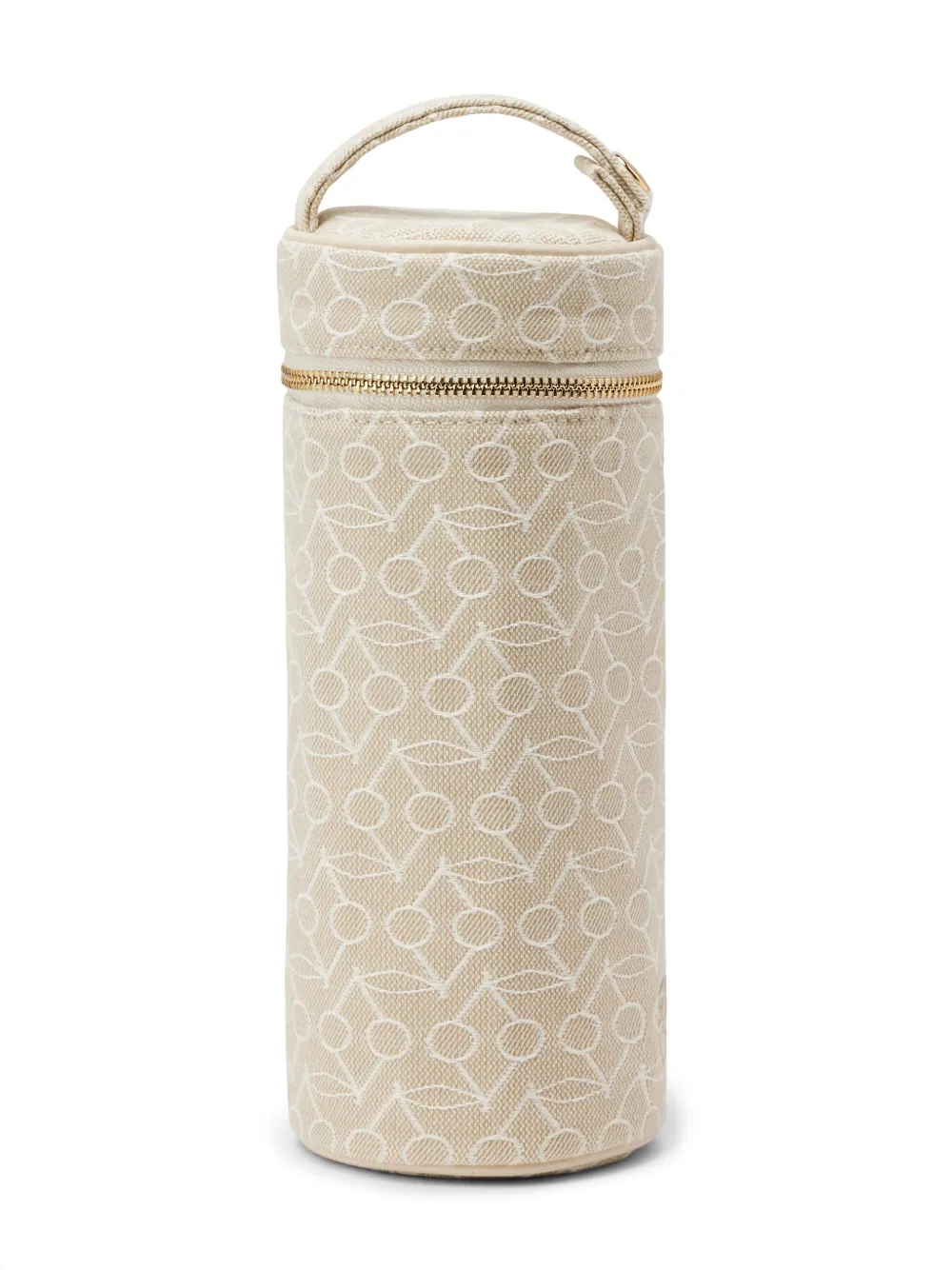 Bonpoint Dita flessentas met logo jacquard Beige