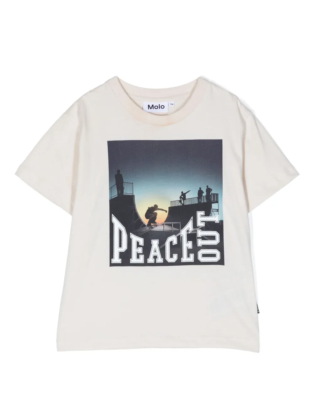 molo t-shirt riley en coton - tons neutres