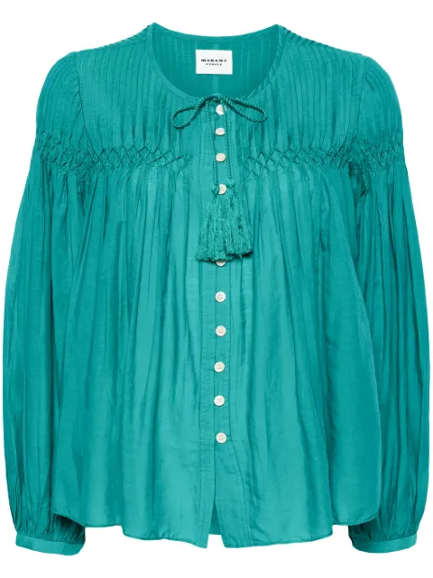 MARANT ÉTOILE Abadi pintuck blouse