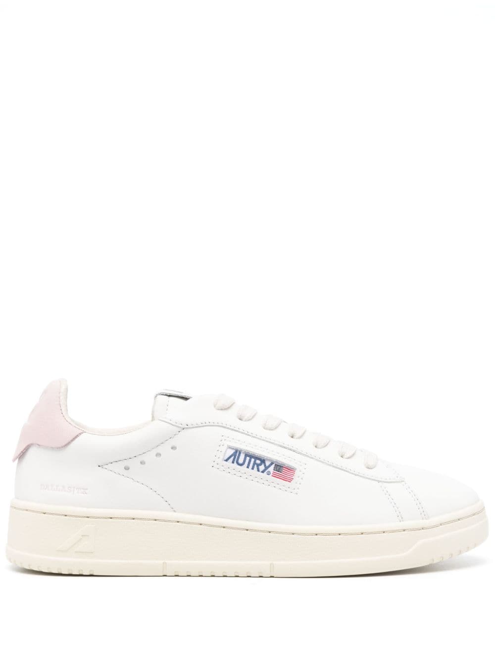 Autry Dallas Leather Trainers In White
