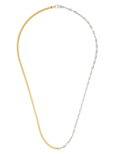 Tom Wood collar Rue Chain Duo en plata de ley