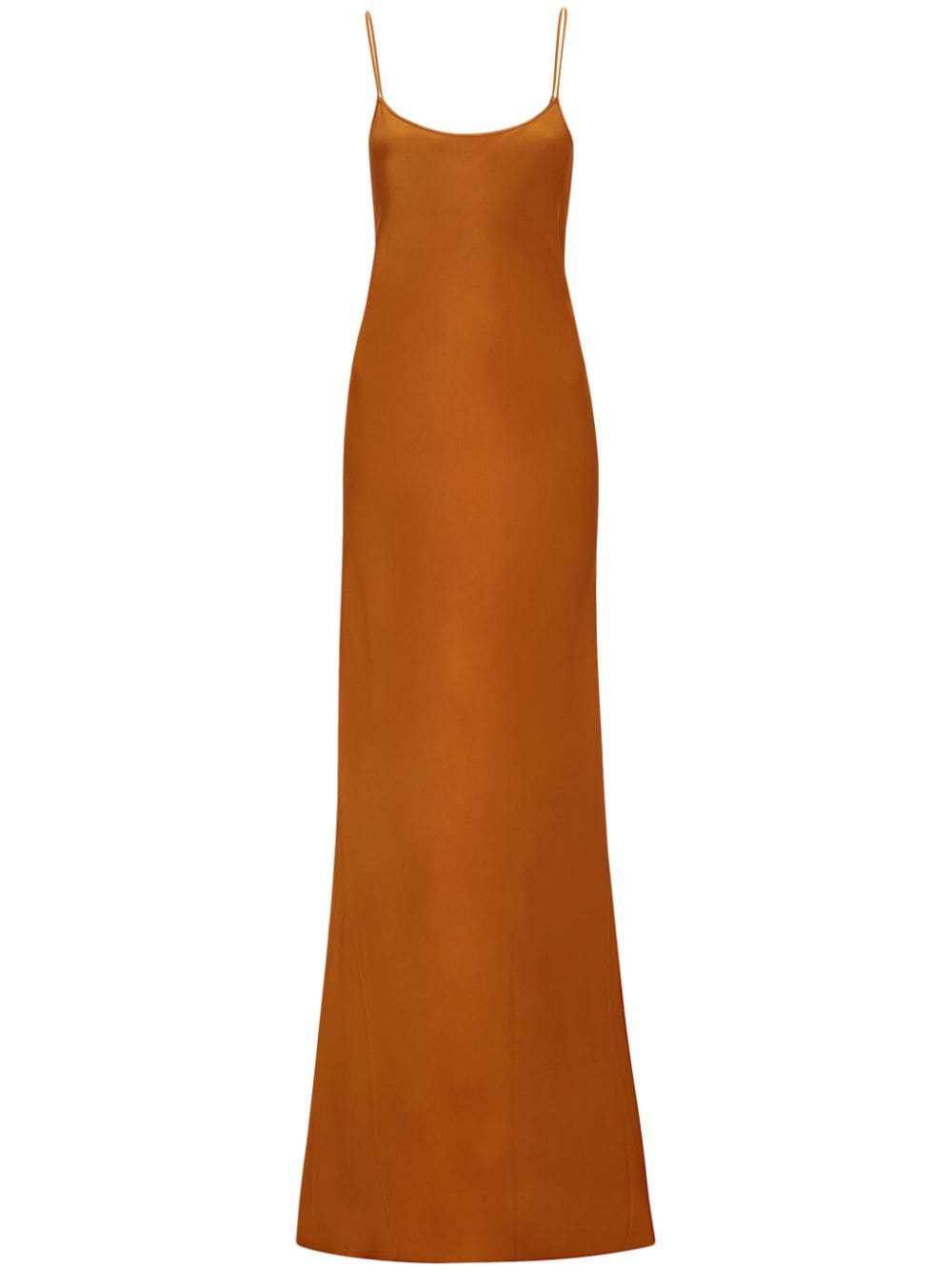 Shop Victoria Beckham Cami Maxi Dress In Orange