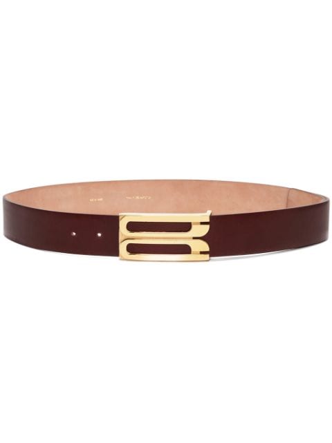 Victoria Beckham Frame leather belt