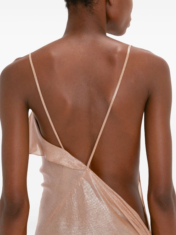 Buy Gold Satin Cami Slip Dress 22, Dresses