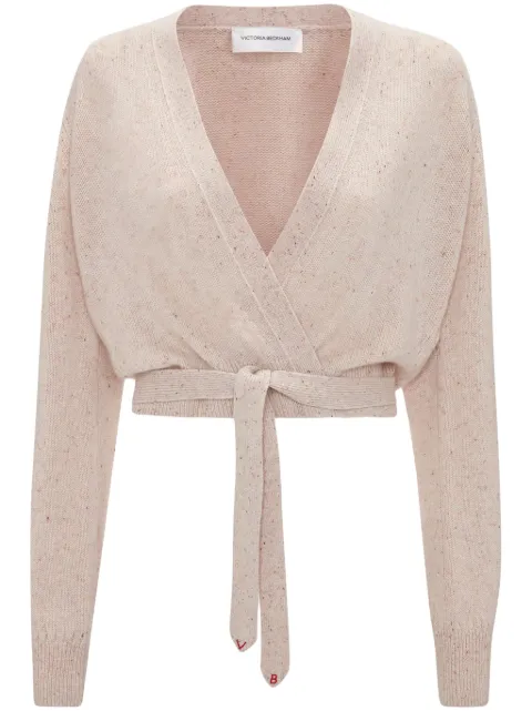 Victoria Beckham — wrap-front cashmere cardigan