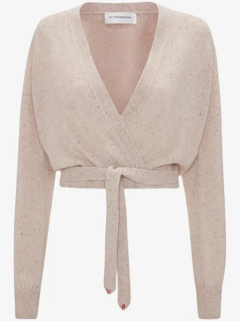 Victoria Beckham wrap-front cashmere cardigan