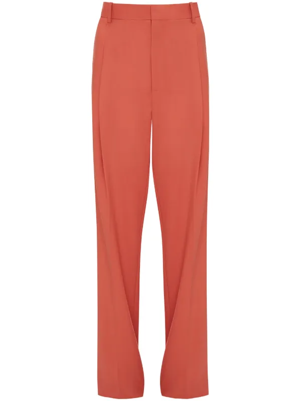 Victoria Beckham ワイドパンツ | オレンジ | FARFETCH JP