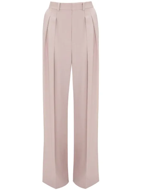 Victoria Beckham double-pleat wide-leg trousers