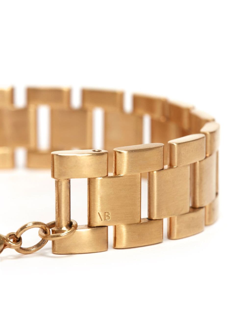 Shop Victoria Beckham Chain Wrap T-bar Necklace In Gold