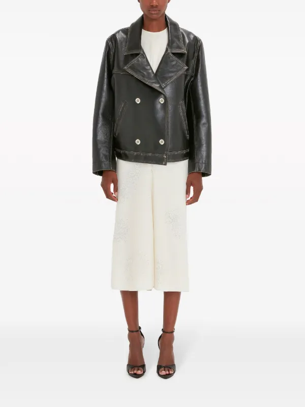 Victoria beckham outlet leather jacket