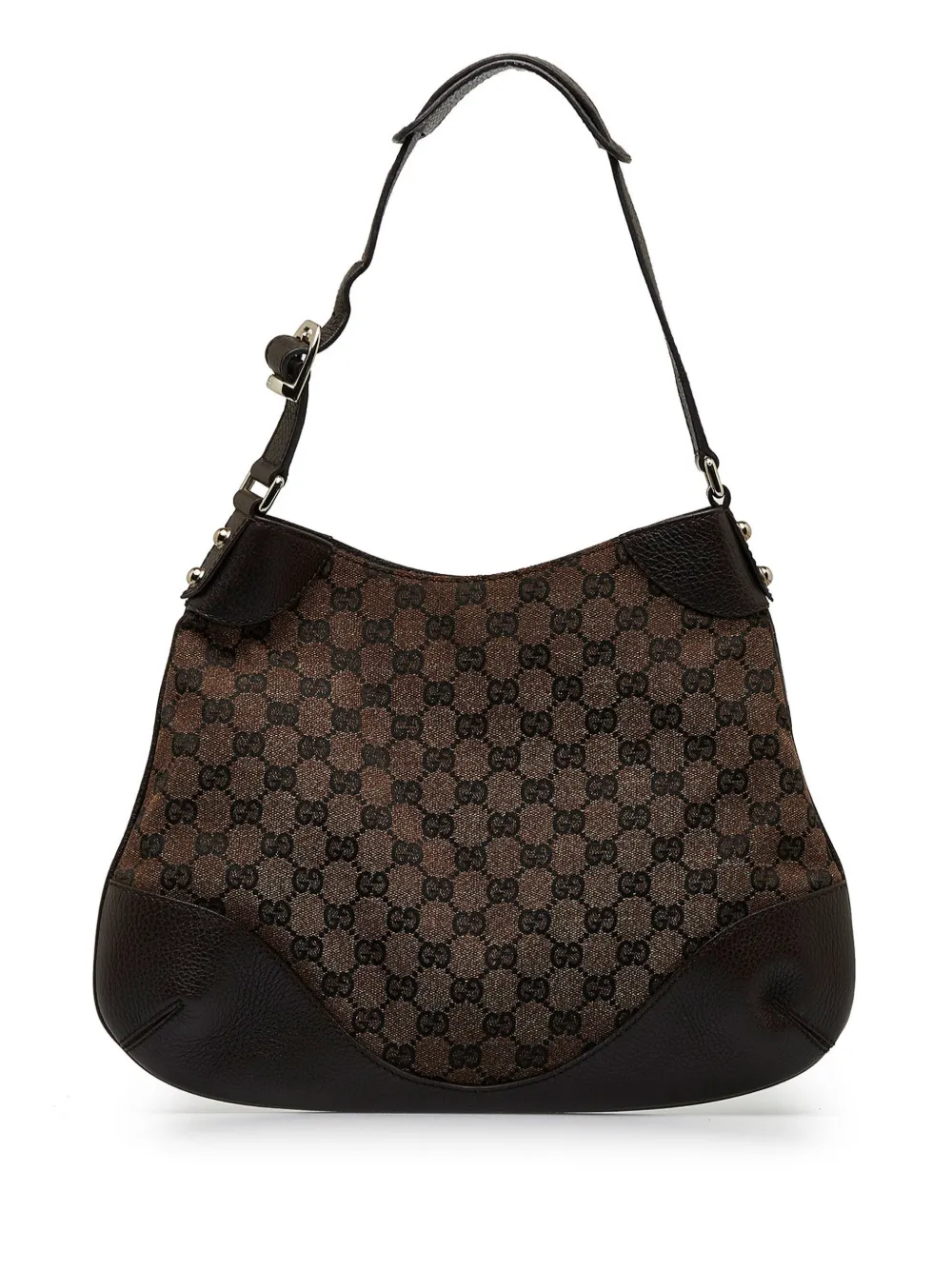 Dark brown outlet hobo bag