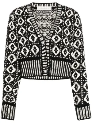 【関税込み】GOLDEN GOOSE Logo cardigan Golden Goose logo-embroidered cardigan | REVERSIBLE