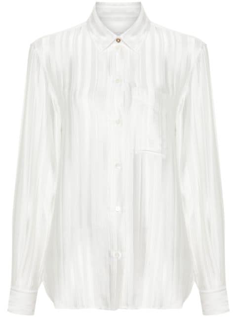 Paul Smith striped satin shirt