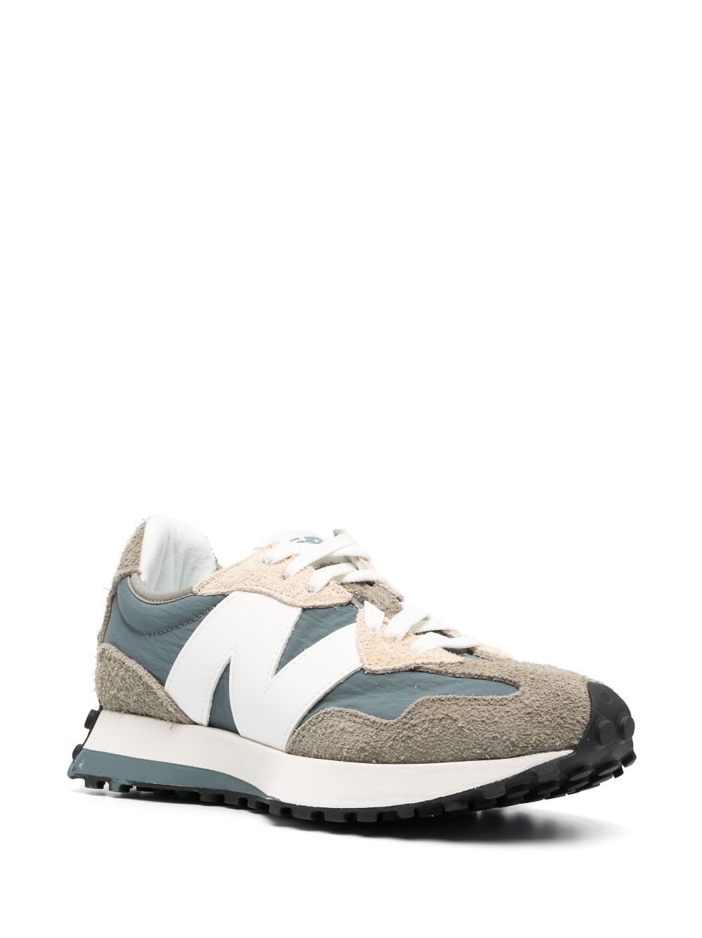 New Balance 327 low-top sneakers - Green/White/Teal/Black