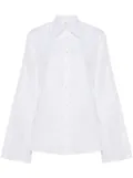 BITE Studios poplin bell-sleeve shirt - White