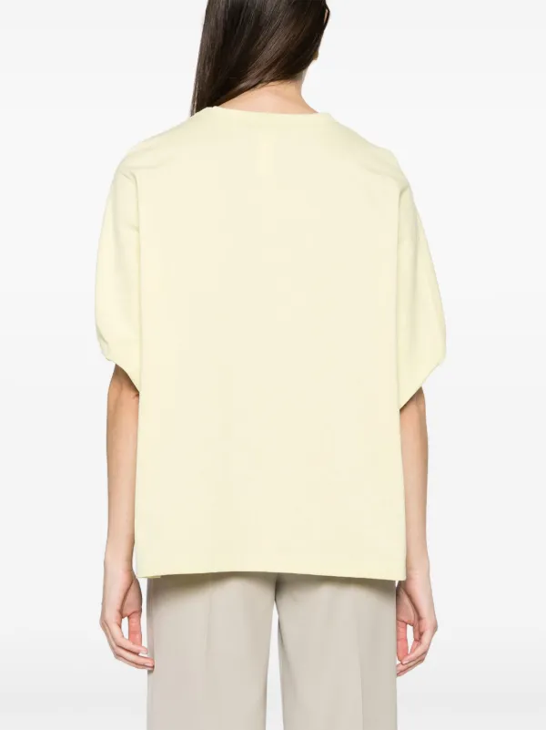 FABIANA FILIPPI Tシャツ・カットソー イエロー系 Fabiana Filippi クルーネック Tシャツ | イエロー | FARFETCH JP