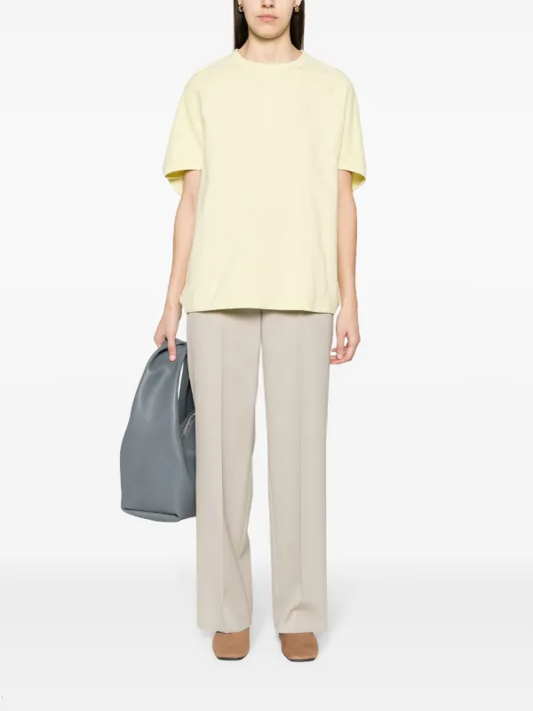 FABIANA FILIPPI Tシャツ・カットソー イエロー系 Fabiana Filippi クルーネック Tシャツ | イエロー | FARFETCH JP