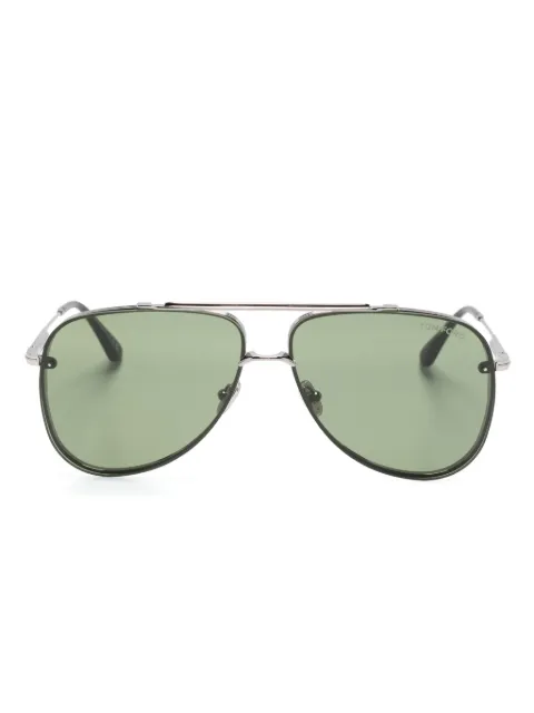 TOM FORD Eyewear Leon pilot-frame sunglasses