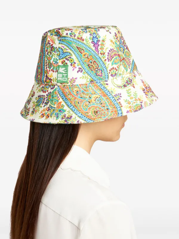 【関税込み】 ☆ETRO (エトロ)☆ ペイズリー バケットハット ETRO ペイズリー バケットハット | ブラウン | FARFETCH JP
