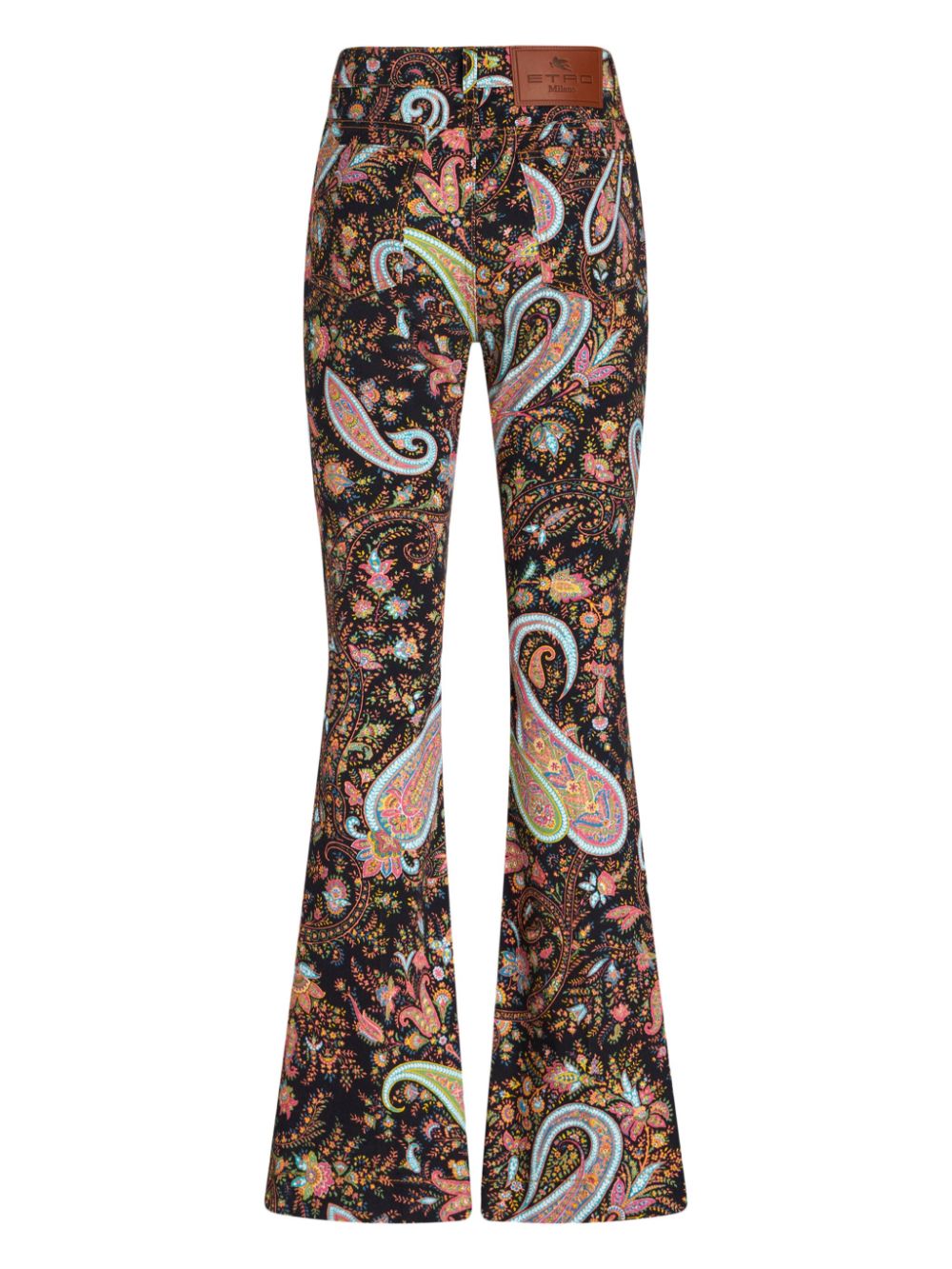 ETRO paisley-print flared trousers Women