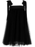 Amsale tulle trapeze mini dress - Black