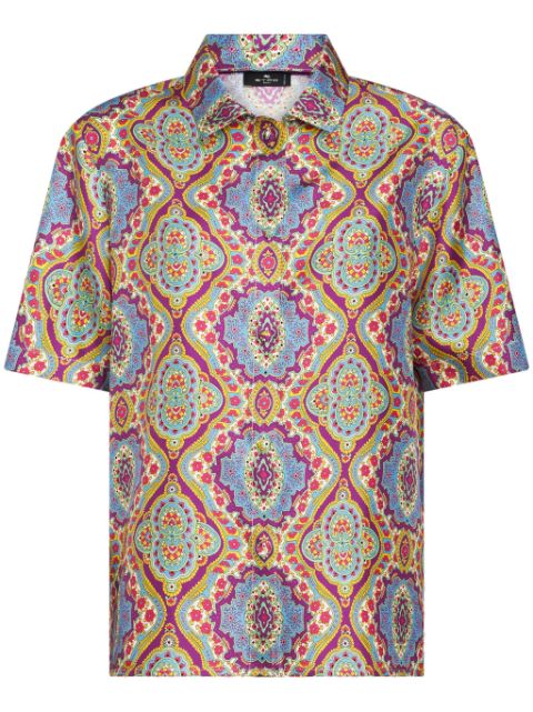 ETRO paisley-print silk shirt Women