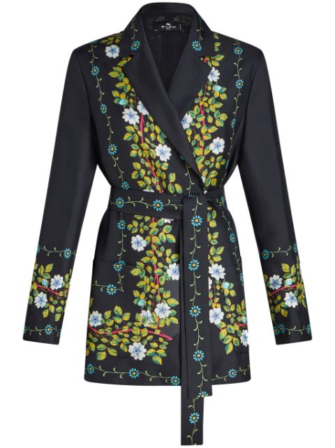 ETRO floral-print silk jacket