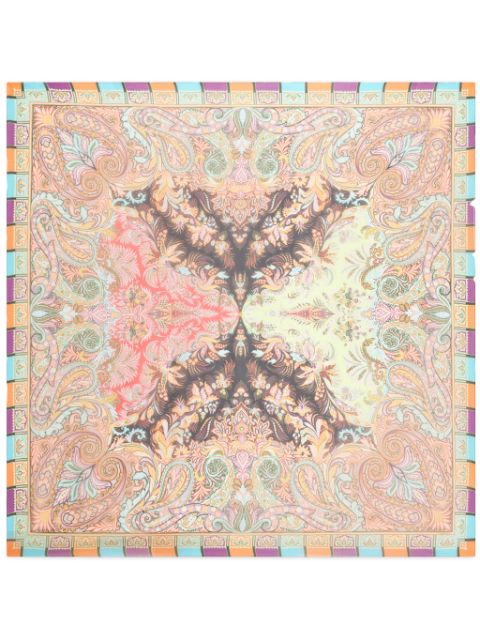 ETRO paisley-print silk scarf Women