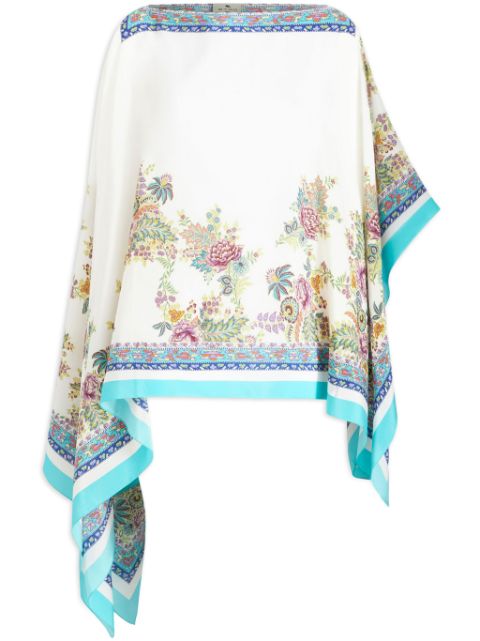 ETRO floral-print silk scarf Women