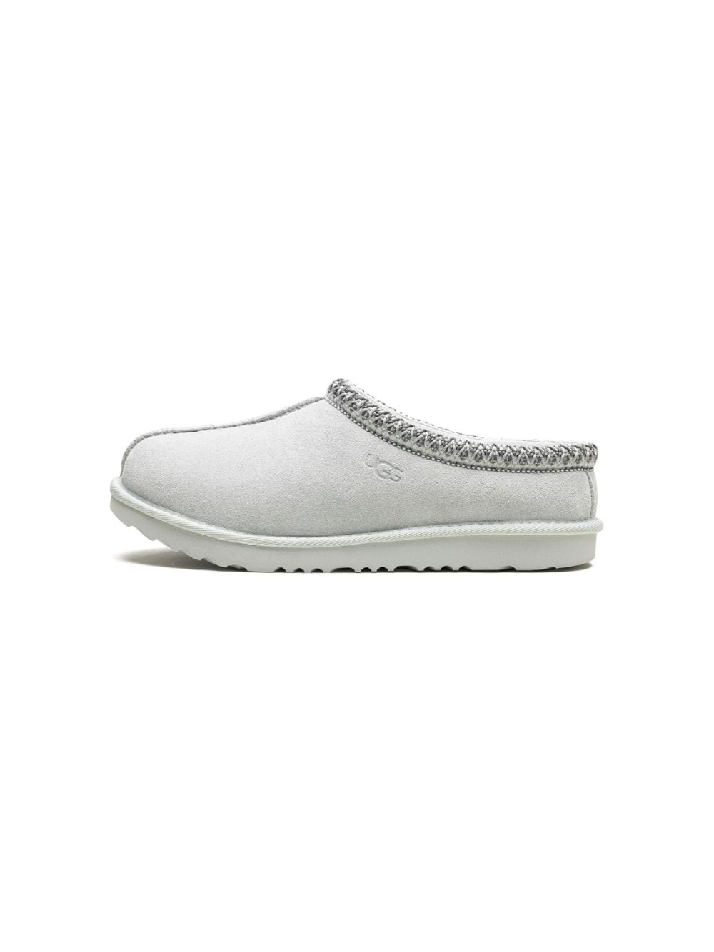Shop Ugg Tasman Ii "grey Braid" Slippers In White