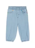 Stella McCartney Kids Sunshine Face-print jeans - Blue