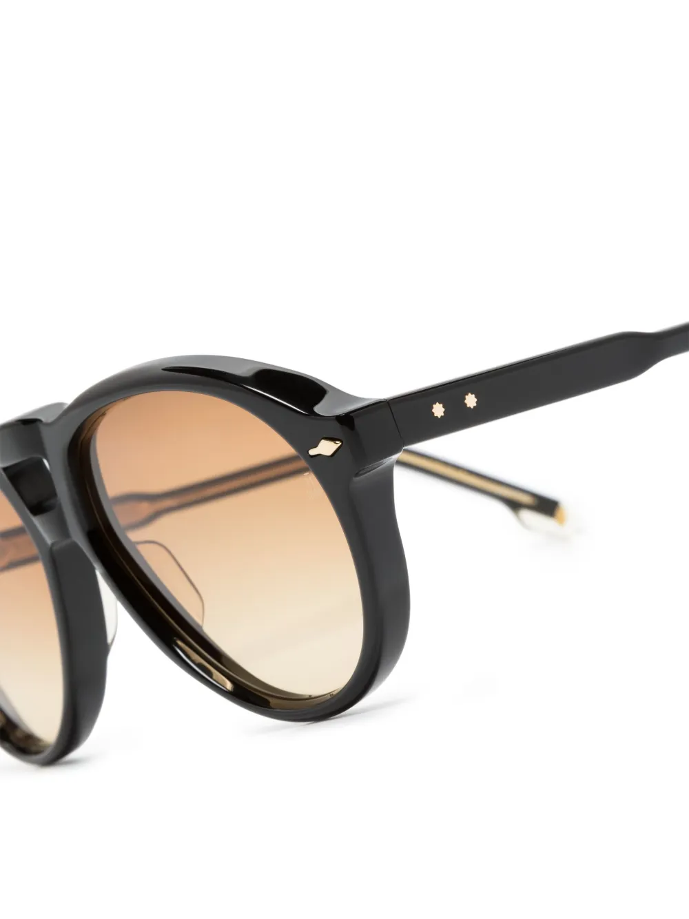 Jacques Marie Mage Valkyrie zonnebril met piloten montuur Zwart