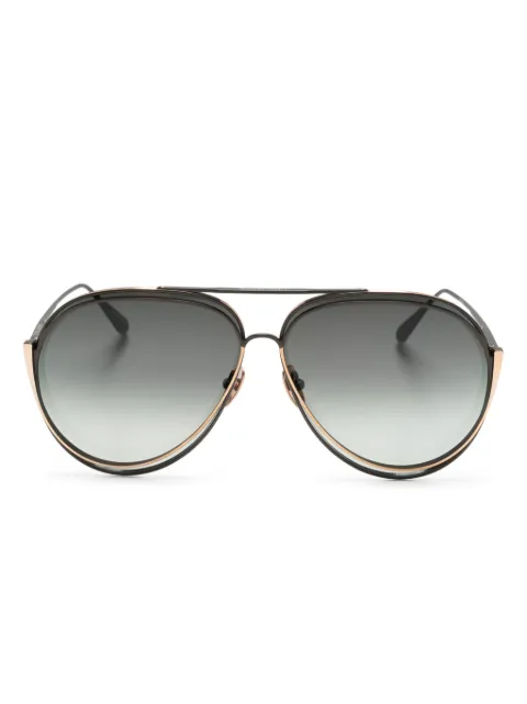 Linda Farrow Francisco pilot-frame sunglasses