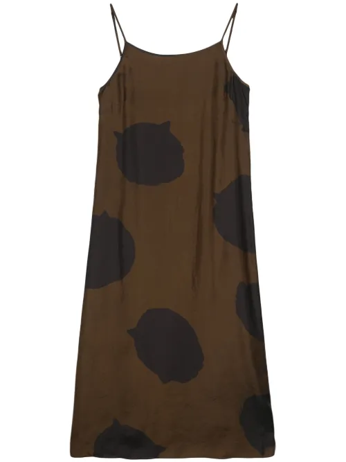 Robe mi-longue Anaya à imprimé abstrait - Uma Wang - Modalova