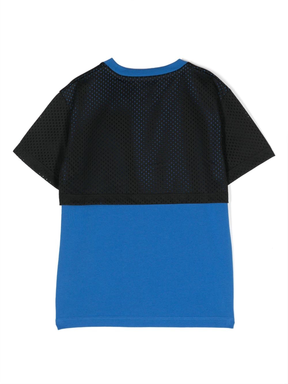 Off-White Kids Gelaagd T-shirt met logoprint Blauw