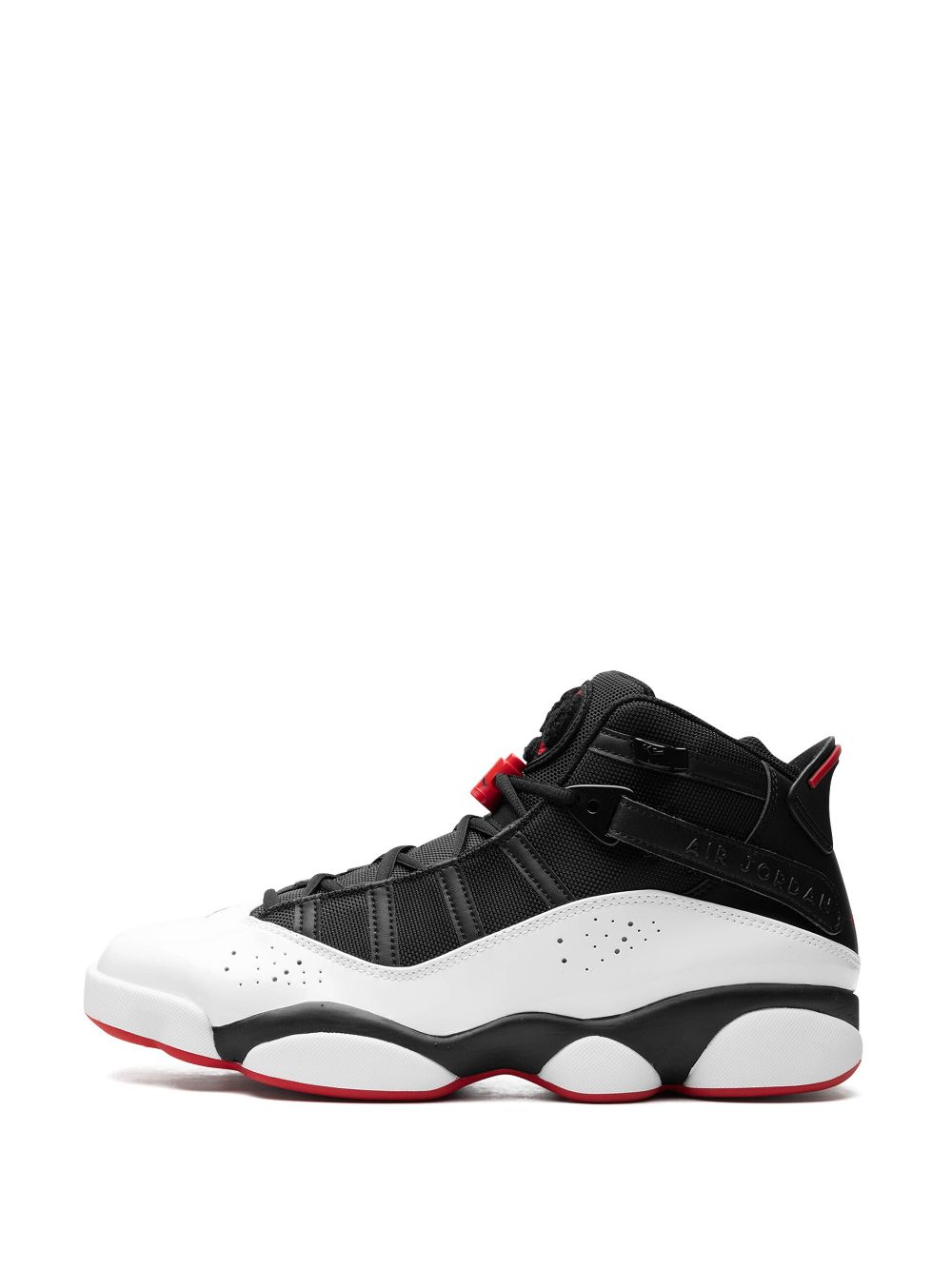 Shop Jordan 6 Rings "wht/blk/red" Sneakers In Black