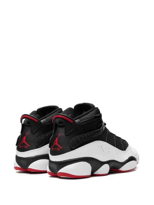 Jordan 6 ring black and red deals