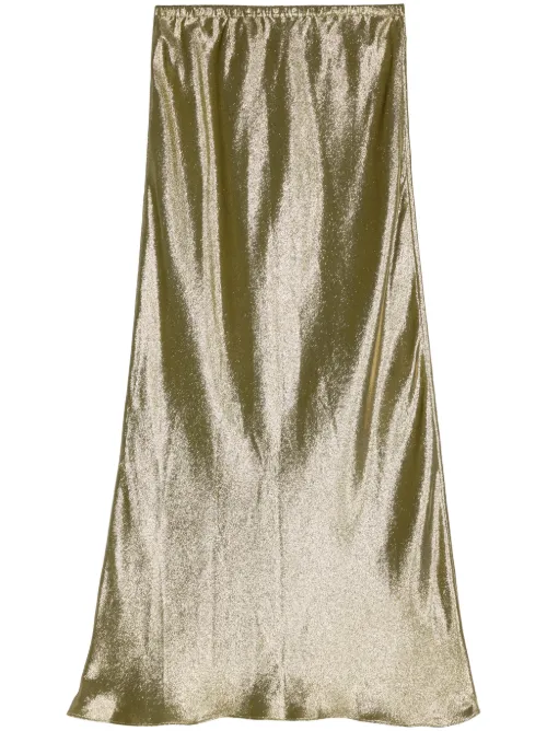 Jupe longue en effet lamé - Cynthia Rowley - Modalova
