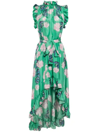 Cynthia Rowley Garden Of Eden Maxi Dress Green FARFETCH CA