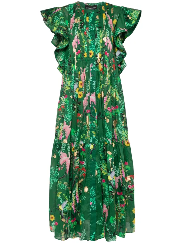 Cynthia rowley green dress best sale