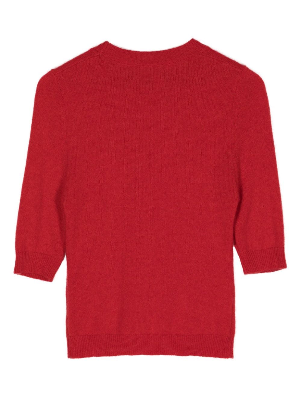 Shop Cynthia Rowley Sydney Cashmere-blend Jumper In Red