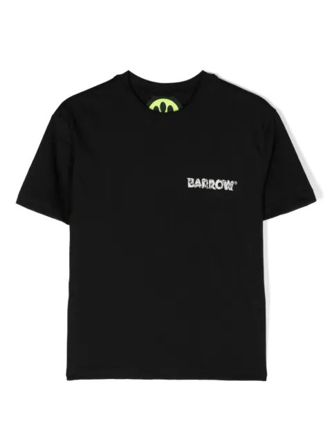 Barrow kids illustration-print cotton T-shirt