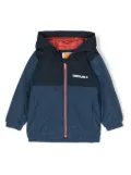 Timberland Kids two-tone hooded jacket - Blue